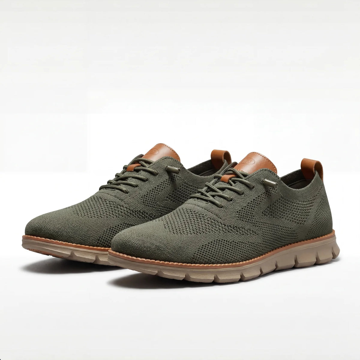 Chaussures Urbaines en Cuir et Flyknit Semelle à Mémoire de Forme